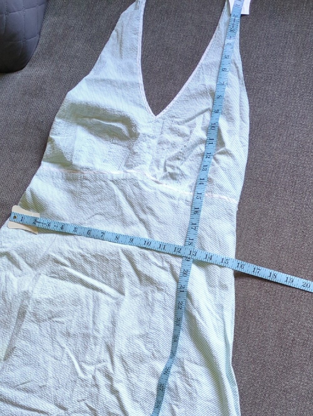 Light Blue halterneck dress - Picture 5 of 9